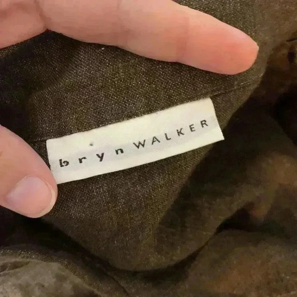 Bryn Walker Jacket Womens Small Linen Lagenlook Oversized Made in USA - Picture 5 of 5